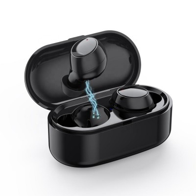 Poweradd  best quality V5.0+EDR wireless earbuds earphone With 1h Charging Time For Earbuds & HIFI Sound