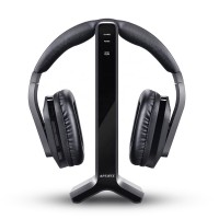 Wireless Stereo TV Headphones 2.4GHz Optical Fiber TV Headset for TV Listening Digital Output,12 Hour Battery &Charging Dock